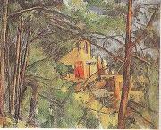 Paul Cezanne View of Chateau Noir (mk35) USA oil painting artist